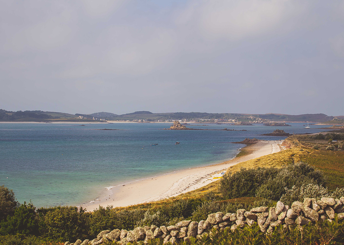 Beautiful island of St. Martin's, Isles of Scilly.