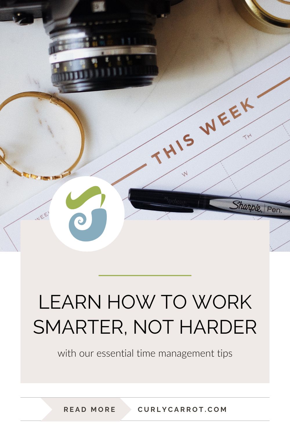 learn how to work smarter, not harder by Curly Carrot