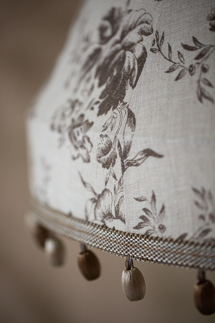 lampshade by interior designer Helen Izzard