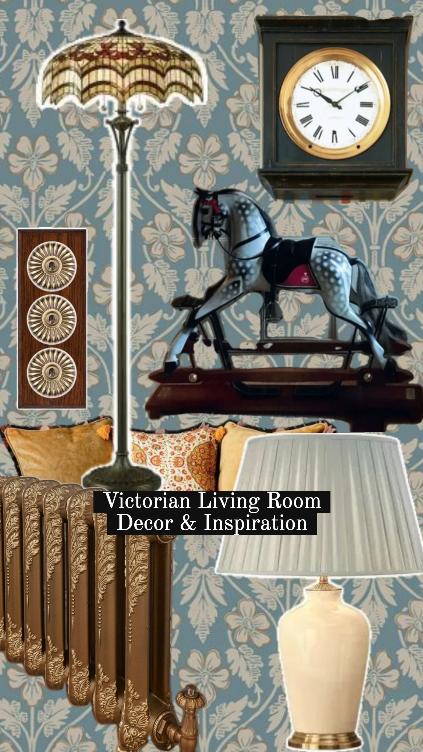 Pinterest Collage for The Victorian Emporium - Victorian interiors and home decor